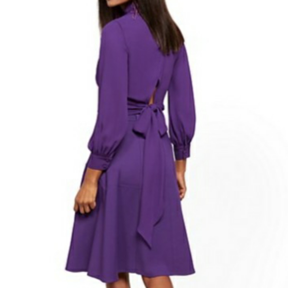 Tie Back wrap blouse